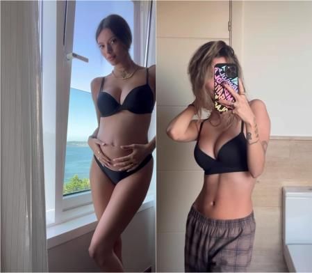 El cuerpo de Alejandra Rubio antes y después de dar a luz