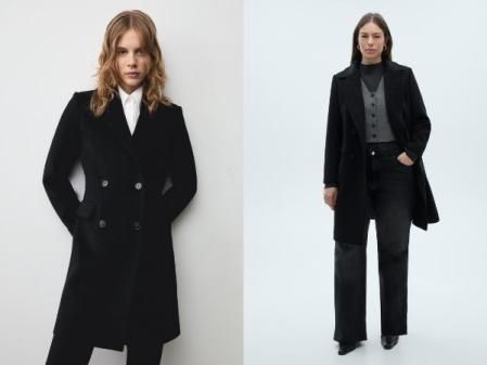 El abrigo de lana de Mango con doble botonadura