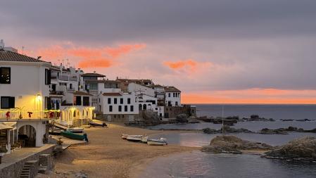Amanecer en Calella de Palafrugell.