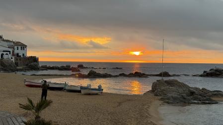 Amanecer en Calella de Palafrugell.
