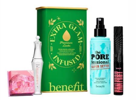 Extra Glam Infused - Estuche de maquillaje de Benefit