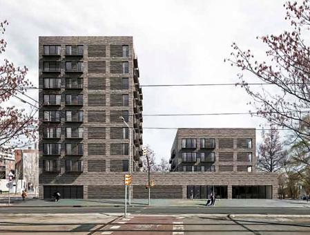 Detalle de las distintas torres que conformarán el edificio .