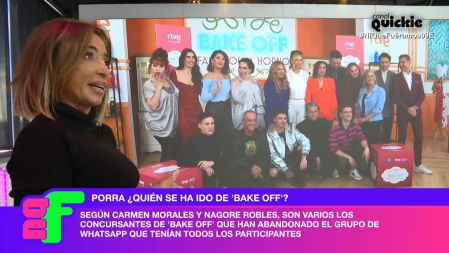 María Patiño desvela la polémica entre varios concursante de 'Bake Off': dos concursantes ya habrían abandonado el grupo de Whatsapp