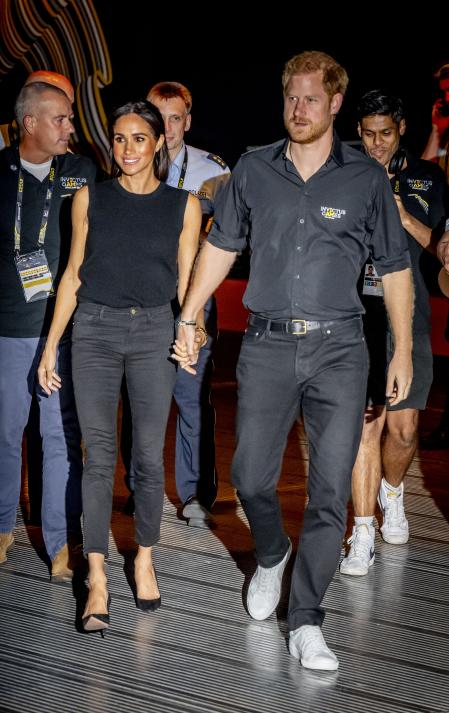 Meghan Markle con el top de J.Crew en los Juegos Invictus, en septiembre de 2023