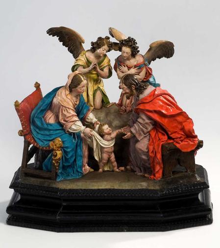 'Los primeros pasos de Jesús', terracota policromada de Luisa Roldán, la Roldana, c. 1692-1704