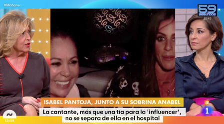 Adela González y Lydia Lozano en 'Mañaneros'