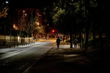 El paseo Sant Joan Bosco, en Sarrià