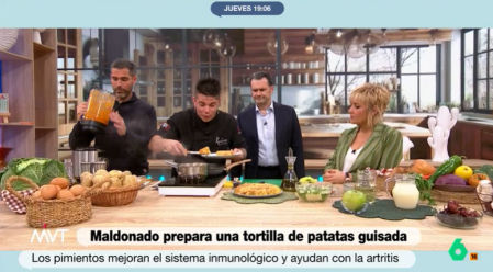 El peculiar truco del chef Carlos Maldonado para que una tortilla de patata de supermercado quede jugosa