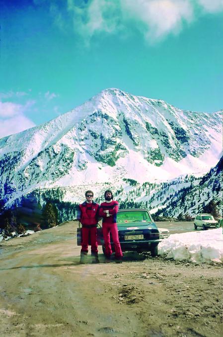 La carretera de acceso a Vallter a inicios de la década de 1980