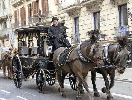 Tres Tombs de 2025 en las calles del centro de Barcelona.