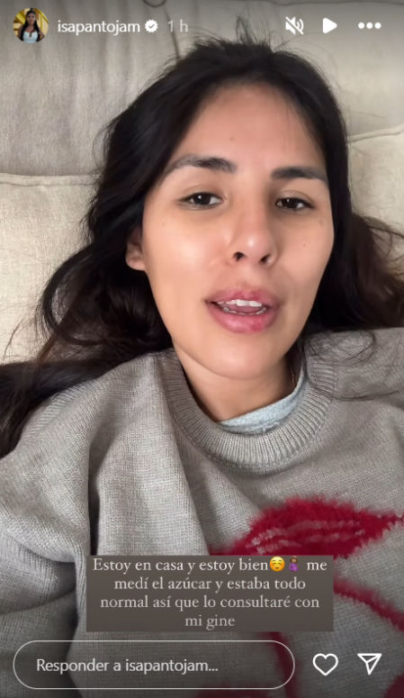 Isa Pantoja sufre un aparatoso contratiempo de salud en su cuarto mes de embarazo: ''He perdido el conocimiento''