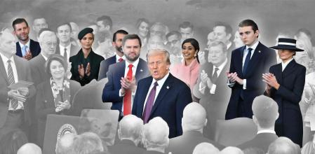 La familia Trump y el matrimonio Vance