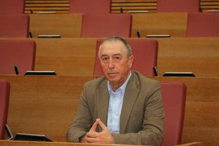 El portavoz de Compromís, Joan Baldoví, en su escaño.