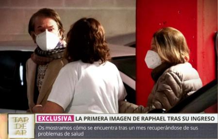Raphael reaparece junto a Natalia Figueroa un mes después del diagnóstico de su linfoma cerebral