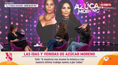 Toñi y Encarna Salazar, en su visita a ‘Y ahora Sonsoles’, donde hablaron de su reconciliación y su nuevo proyecto musical