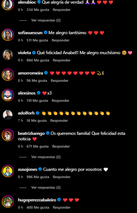 Los famosos mandan ánimos a Anabel Pantoja