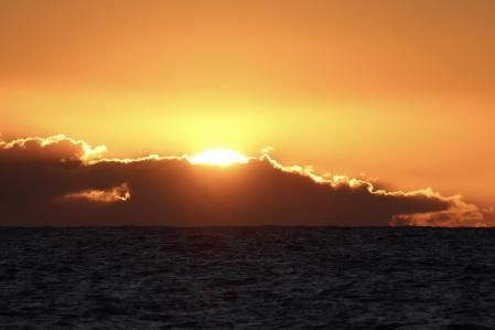 Amanecer en el camino de ronda de de Calella de Palafrugell a Llafranc.