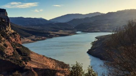 El pantano de Sau, al 7% de su capacidad.