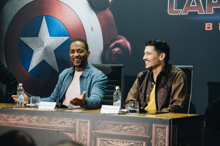 Anthony Mackie en un evento promocional&nbsp;
