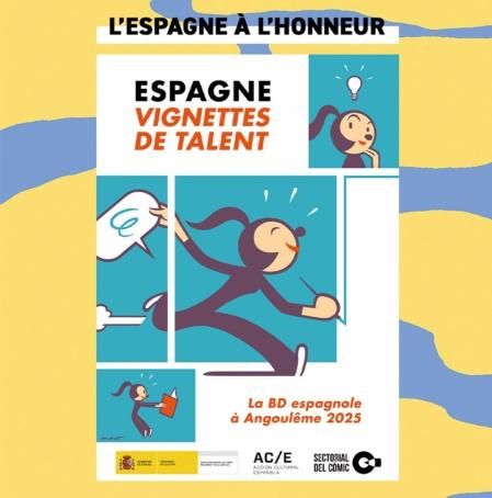 Cartel de la 52 edición del Festival Internacional del Cómic de Angoulême (Francia).