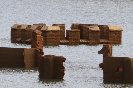 Pantano de Sau al 7% de su capacidad.