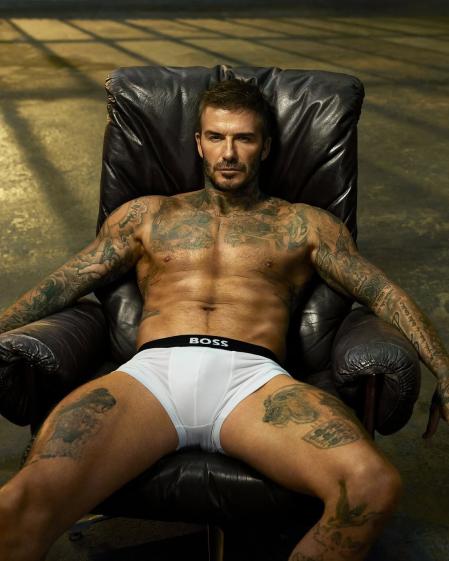 david beckham en la campaña de Boss de este pasado invierno