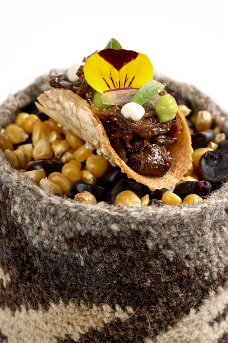 Uno de los platillos del restaurante Quimbaya