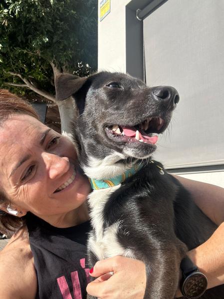 Silvia comparte su vida con Balú