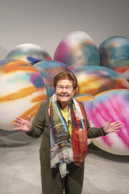 La galerista y coleccionista Helga de Alvear