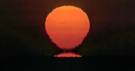 Efecto omega en Torroella de Montgrí.