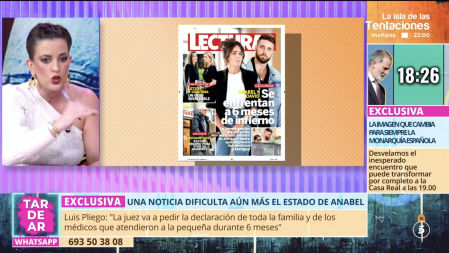 Anabel Pantoja y David Rodríguez, portada de Lecturas
