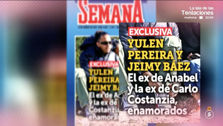 Jeimy Báez y Yulen Pereira protagonizan la portada de la revista Semana en una fotografía juntos