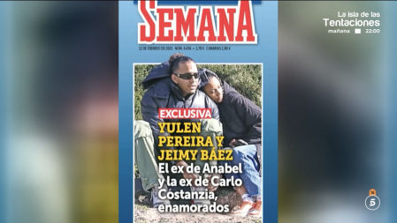Jeimy Báez y Yulen Pereira protagonizan la portada de la revista Semana en una fotografía juntos