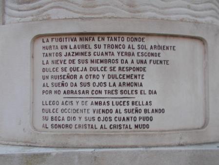 La 'Fábula de Polifemo y Galatea'.