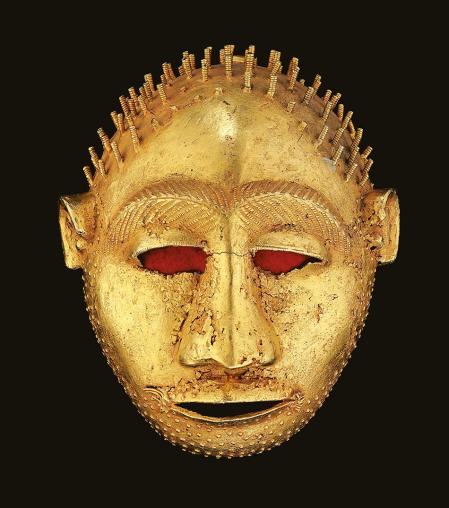 Retrato ashanti, República de Ghana, 1896.