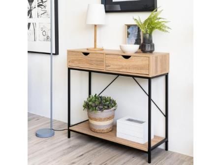 LOLAhome | Mueble Recibidor Consola Auxiliar Mesa Estrecha y Alta