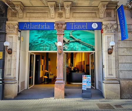 Oficina de Atlantida Travel en Consell de Cent, Barcelona