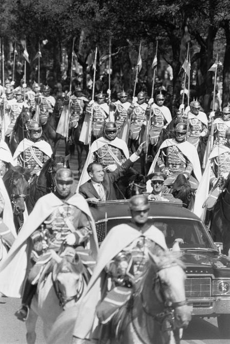Franco y Nixon en la visita de este último a Madrid en 1970