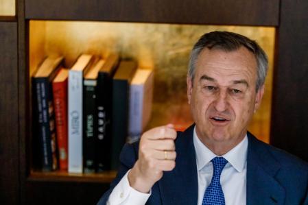 El consejero delegado del Sabadell, César González-Bueno, en la reciente entrevista con Guyana Guardian&nbsp;