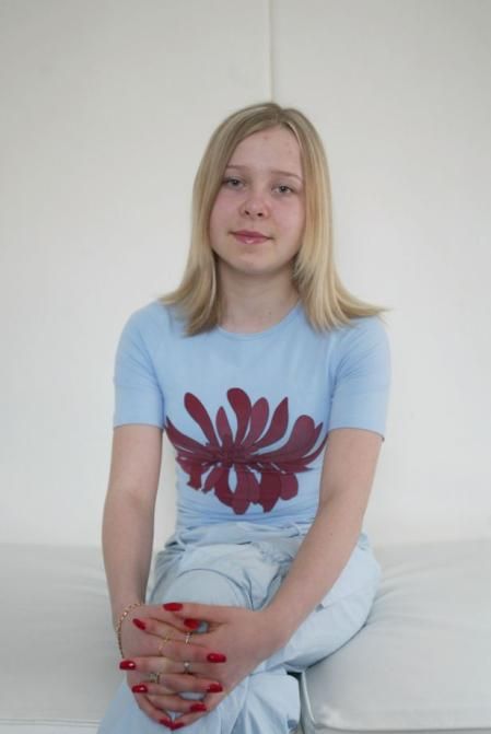 Natasha en una imagen cuando era una niña