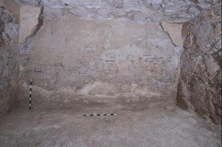 La tumba sufrió una inundación poco después de la muerte del faraón