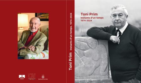 Cubierta del libro con la imagen del escritor Josep Vallverdú con 40 años de diferencia