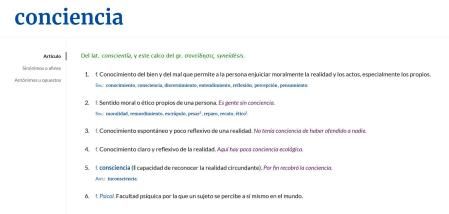 La definición de la RAE