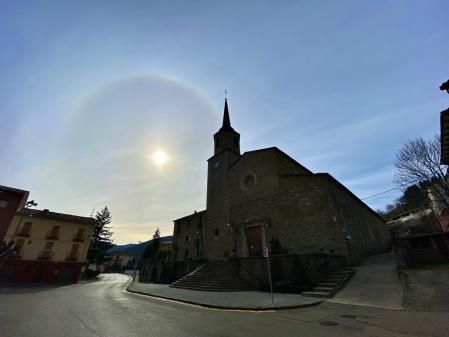 Halo solar en Campdevànol.
