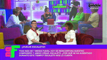 César Toral, 'Escaleto' regresa a 'Ni que fuéramos' siete meses después y revela el motivo de su ausencia