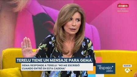 Gema López responde a Terelu Campos.