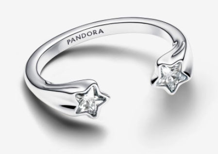 Anillo Abierto Estrellas Fugaces
