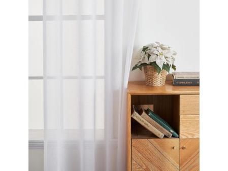 Cortinas Poliéster Translucida de Dormitorio Moderno