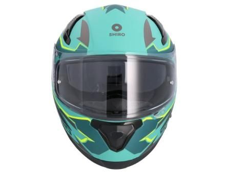 Casco Integral Shiro Katana Sharp Verde Mate