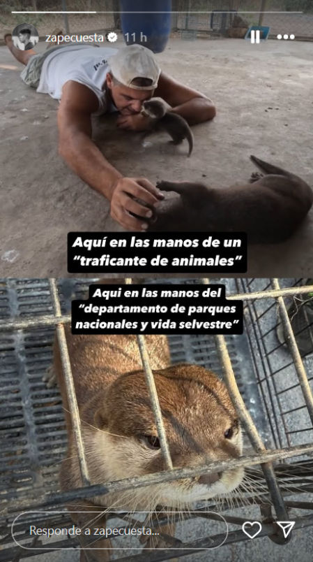 El story en Instagram de Zape Cuesta